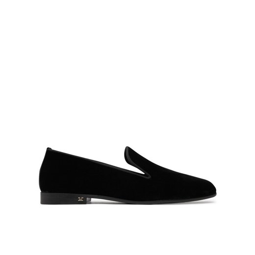Max Mara Lordsy VELVETSLIPPER 2424526272600 Czarny ze sklepu MODIVO w kategorii Lordsy damskie - zdjęcie 182640349