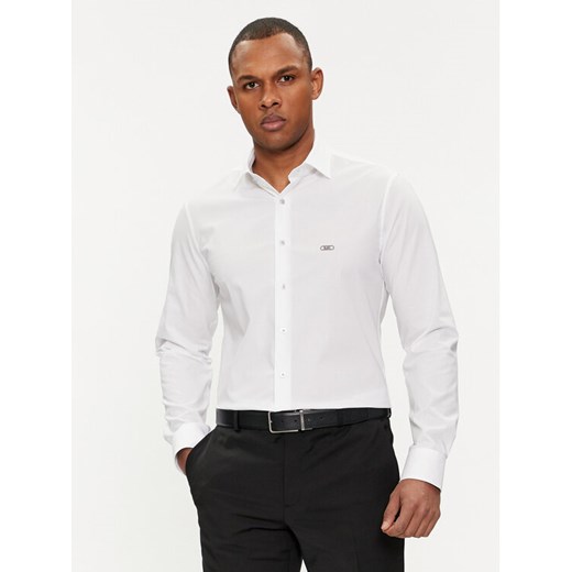 Michael Kors Koszula MK0DS01288 Biały Slim Fit ze sklepu MODIVO w kategorii Koszule męskie - zdjęcie 182640427