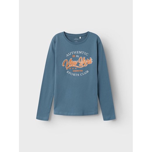 NAME IT Bluzka 13218796 Niebieski Regular Fit ze sklepu MODIVO w kategorii T-shirty chłopięce - zdjęcie 182640435