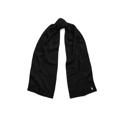 Polo Ralph Lauren Szalik 455956296001 Czarny ze sklepu MODIVO w kategorii Szaliki i chusty damskie - zdjęcie 182640446