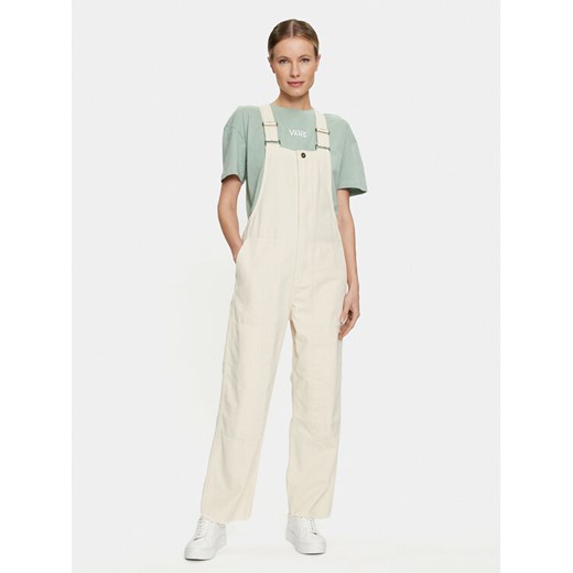 Vans Ogrodniczki Stryker Overall VN000G9S Beżowy Regular Fit ze sklepu MODIVO w kategorii Spodnie damskie - zdjęcie 182640508