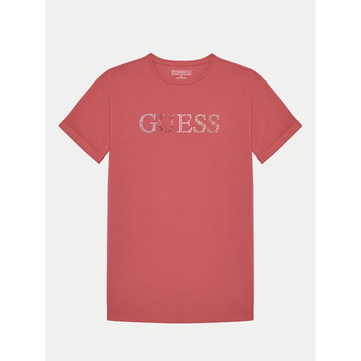 Guess T-Shirt J5GI38 J1314 Pomarańczowy Regular Fit ze sklepu MODIVO w kategorii T-shirty chłopięce - zdjęcie 182640606