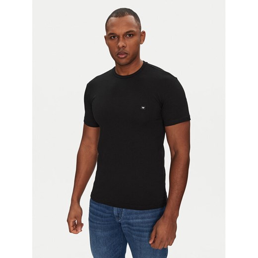 Emporio Armani Underwear T-Shirt EM000379 AF10785 UC001 Czarny Slim Fit ze sklepu MODIVO w kategorii T-shirty męskie - zdjęcie 182640715