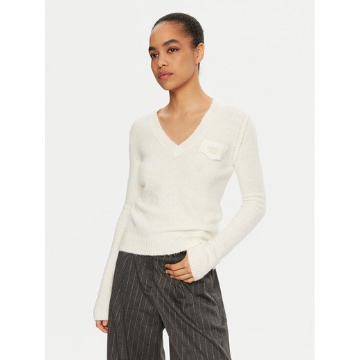 Liu Jo Sweter WF4431 MA49P Écru Regular Fit ze sklepu MODIVO w kategorii Swetry damskie - zdjęcie 182640816