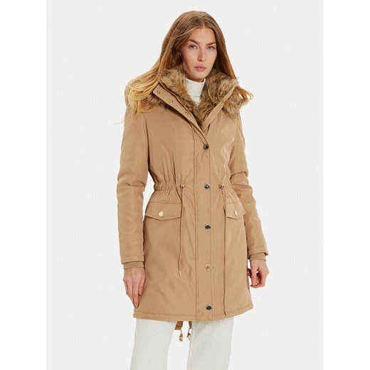 Marciano Guess Parka 4BGL12 7182A Écru Regular Fit ze sklepu MODIVO w kategorii Parki damskie - zdjęcie 182640896
