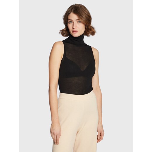 Calvin Klein Golf Extra Fine K20K204979 Czarny Slim Fit ze sklepu MODIVO w kategorii Swetry damskie - zdjęcie 182640918