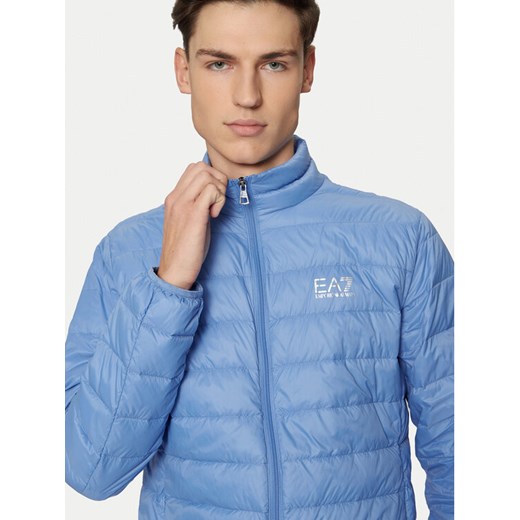EA7 Emporio Armani Kurtka puchowa 8NPB23 PNGPZ 1526 Niebieski Regular Fit ze sklepu MODIVO w kategorii Kurtki męskie - zdjęcie 182640967