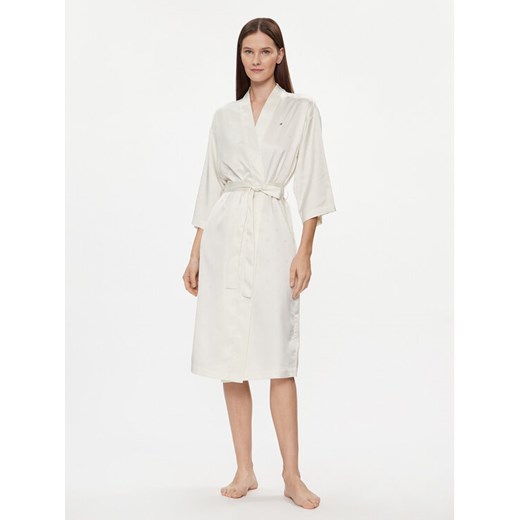 Tommy Hilfiger Szlafrok UW0UW05204 Écru ze sklepu MODIVO w kategorii Szlafroki damskie - zdjęcie 182641007