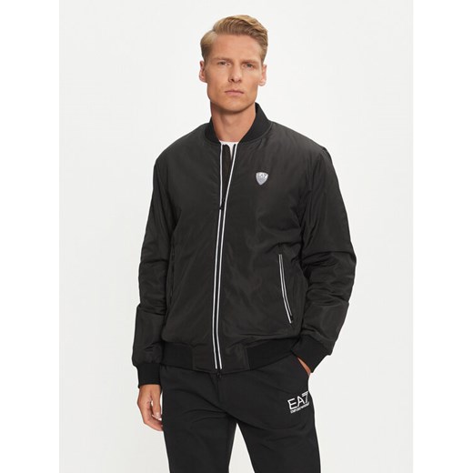 EA7 Emporio Armani Kurtka bomber 8NPB12 PN7LZ 1200 Czarny Regular Fit ze sklepu MODIVO w kategorii Kurtki męskie - zdjęcie 182641078