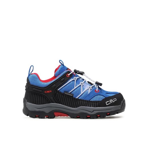 CMP Trekkingi Kids Rigel Low Trekking Shoe Wp 3Q54554 Niebieski ze sklepu MODIVO w kategorii Buty trekkingowe dziecięce - zdjęcie 182641136