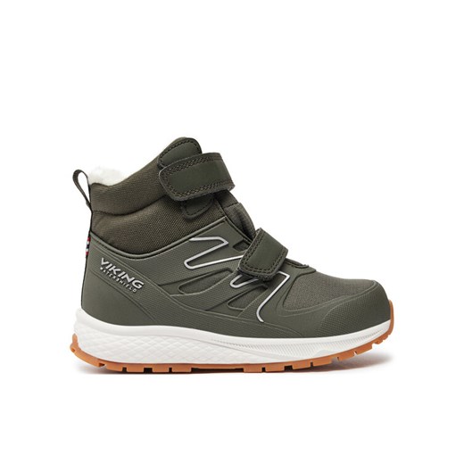 Viking Śniegowce Equip Defence Warm Wp 2V 3-94400-2437 Khaki ze sklepu MODIVO w kategorii Buty zimowe dziecięce - zdjęcie 182641145
