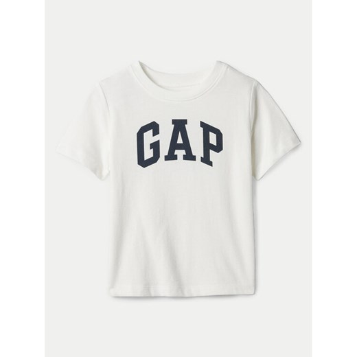 Gap T-Shirt 888285-02 Biały Regular Fit ze sklepu MODIVO w kategorii T-shirty chłopięce - zdjęcie 182641156