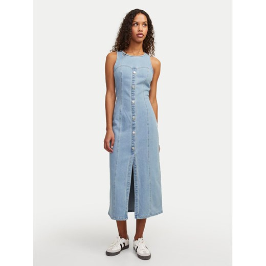 JJXX Sukienka jeansowa Tinga 12268941 Niebieski Slim Fit ze sklepu MODIVO w kategorii Sukienki - zdjęcie 182641165