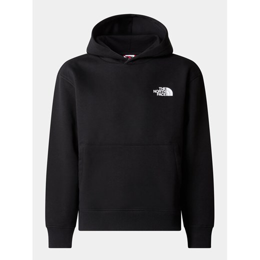 The North Face Bluza Mountain Line NF0A8599 Czarny Regular Fit ze sklepu MODIVO w kategorii Bluzy chłopięce - zdjęcie 182641168