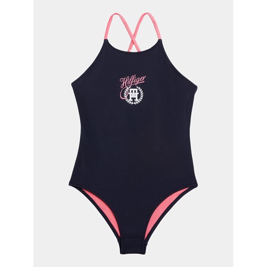 Tommy Hilfiger Strój kąpielowy UG0UG00716 Granatowy ze sklepu MODIVO w kategorii Stroje kąpielowe - zdjęcie 182641176