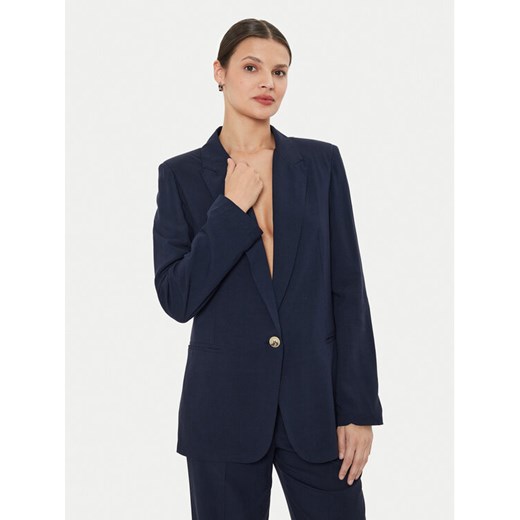 ViCOLO Marynarka TB1561 Granatowy Regular Fit ze sklepu MODIVO w kategorii Marynarki damskie - zdjęcie 182641216