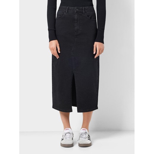 Noisy May Spódnica jeansowa Kath 27030078 Czarny Regular Fit ze sklepu MODIVO w kategorii Spódnice - zdjęcie 182641257