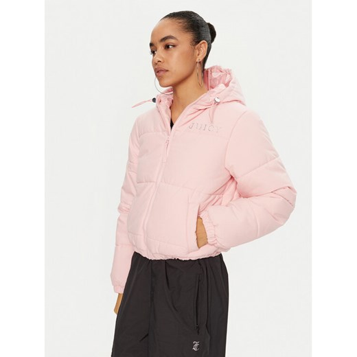 Juicy Couture Kurtka zimowa Margie JCOIJ224553 Różowy Regular Fit ze sklepu MODIVO w kategorii Kurtki damskie - zdjęcie 182641387