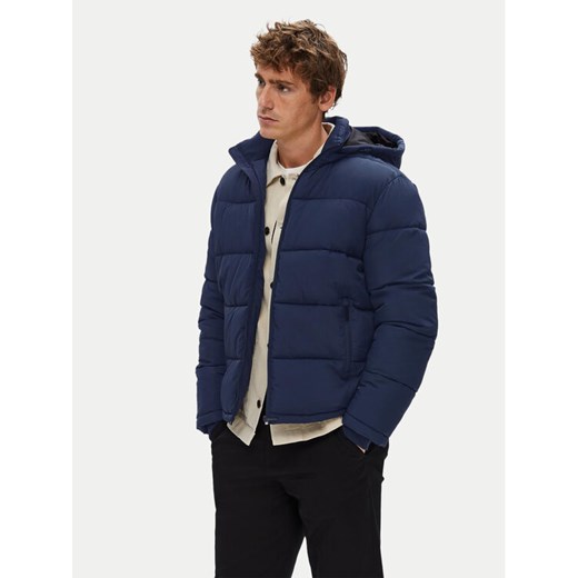 Selected Homme Kurtka zimowa Cooper 16089957 Granatowy Regular Fit ze sklepu MODIVO w kategorii Kurtki męskie - zdjęcie 182641427