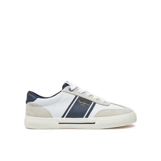 Pepe Jeans Sneakersy PMS31060 Biały ze sklepu MODIVO w kategorii Buty sportowe męskie - zdjęcie 182641439