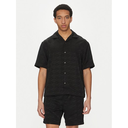 HUGO Koszula Espino 50539288 Czarny Oversize ze sklepu MODIVO w kategorii Koszule męskie - zdjęcie 182641455