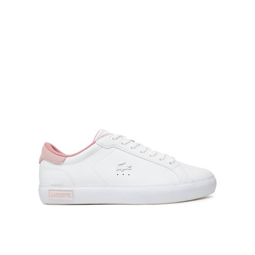 Lacoste Sneakersy Powercourt 7-49SFA0085 Biały ze sklepu MODIVO w kategorii Buty sportowe damskie - zdjęcie 182641459