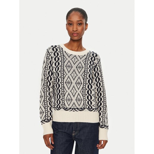 JOOP! Sweter 58 JW244KN329 30043966 Écru Regular Fit ze sklepu MODIVO w kategorii Swetry damskie - zdjęcie 182641468