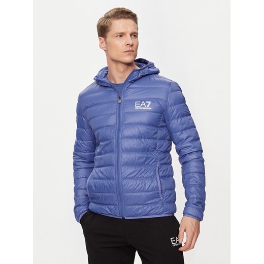EA7 Emporio Armani Kurtka puchowa 8NPB02 PN29Z 1557 Niebieski Regular Fit ze sklepu MODIVO w kategorii Kurtki męskie - zdjęcie 182641498