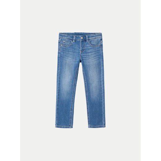 Mayoral Jeansy 515 Niebieski Slim Fit ze sklepu MODIVO w kategorii Spodnie dziewczęce - zdjęcie 182641517