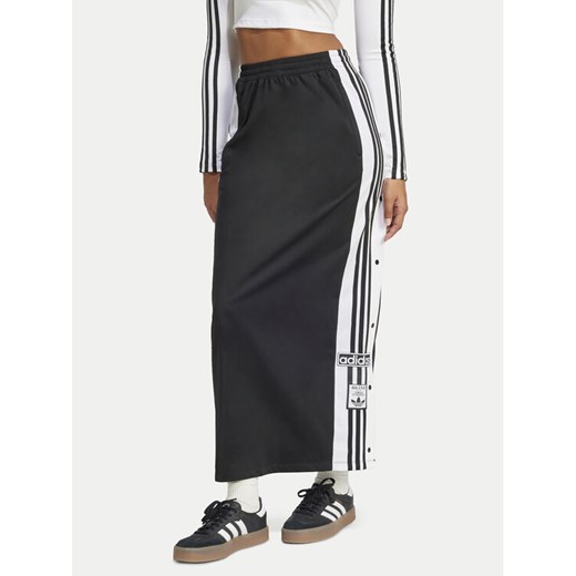 adidas Spódnica maxi adicolor Adibreak JD0923 Czarny Loose Fit ze sklepu MODIVO w kategorii Spódnice - zdjęcie 182641518