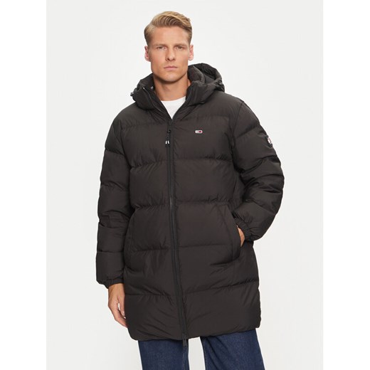 Tommy Jeans Kurtka puchowa Essential DM0DM20466 Czarny Regular Fit ze sklepu MODIVO w kategorii Kurtki męskie - zdjęcie 182641547