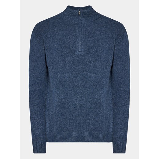 INDICODE Sweter Lokant 35-722 Granatowy Regular Fit ze sklepu MODIVO w kategorii Swetry męskie - zdjęcie 182641639