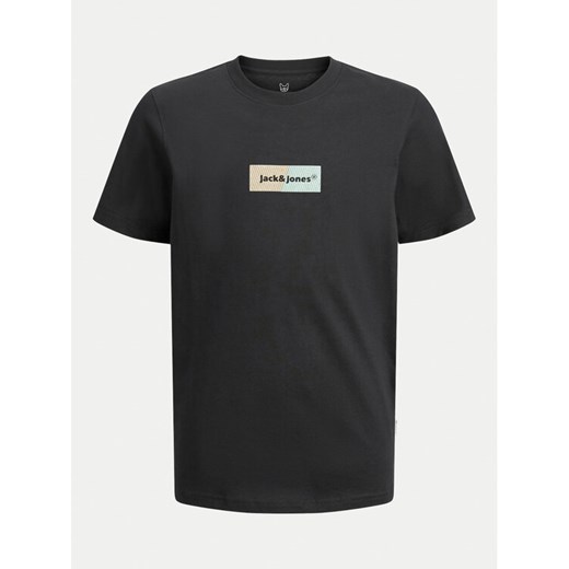 Jack&Jones Junior T-Shirt Bronx 12263282 Czarny Standard Fit ze sklepu MODIVO w kategorii T-shirty chłopięce - zdjęcie 182641698
