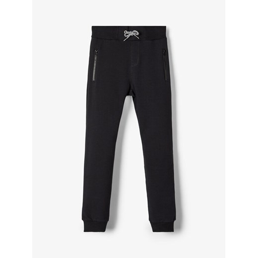 NAME IT Spodnie dresowe 13147424 Czarny Regular Fit ze sklepu MODIVO w kategorii Spodnie chłopięce - zdjęcie 182641716