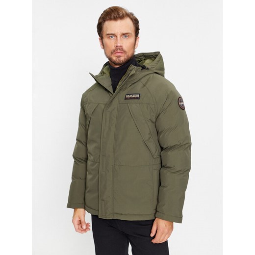 Napapijri Kurtka zimowa Epoch NP0A4HIA Zielony Regular Fit ze sklepu MODIVO w kategorii Kurtki męskie - zdjęcie 182641717