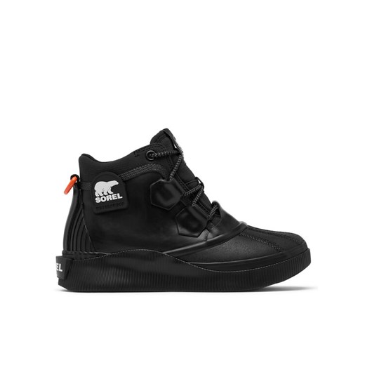 Sorel Sneakersy OUT N ABOUT™ IV Splashy Women's Waterproof Boot 2113211 Czarny ze sklepu MODIVO w kategorii Buty sportowe damskie - zdjęcie 182641736