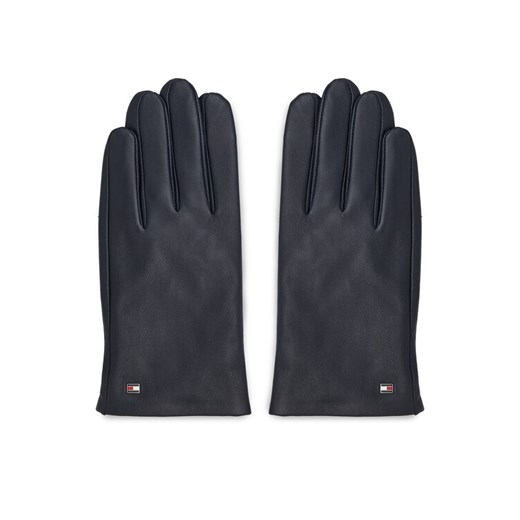 Tommy Hilfiger Rękawiczki Męskie Essential Flag Leather Gloves AM0AM11482 Granatowy ze sklepu MODIVO w kategorii Rękawiczki męskie - zdjęcie 182641739