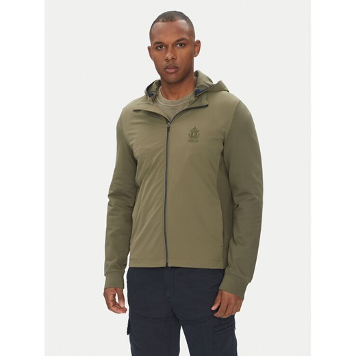 Aeronautica Militare Kurtka softshell 251AF499F559 Khaki Regular Fit ze sklepu MODIVO w kategorii Kurtki męskie - zdjęcie 182641748