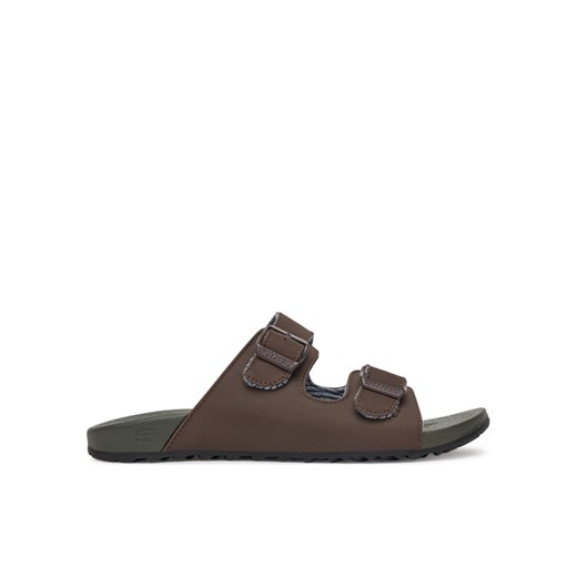 Skechers Klapki Pelem-Rolento 66042/CHOC Brązowy ze sklepu MODIVO w kategorii Klapki męskie - zdjęcie 182641766
