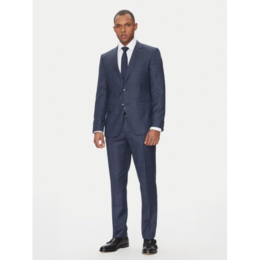 BOSS Garnitur H-Huge 50535401 Niebieski Slim Fit ze sklepu MODIVO w kategorii Garnitury męskie - zdjęcie 182641776