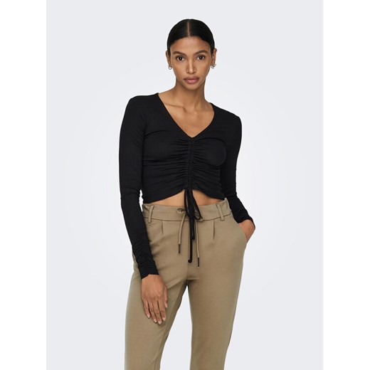 ONLY Spodnie materiałowe 15115847 Beżowy Regular Fit ze sklepu MODIVO w kategorii Spodnie damskie - zdjęcie 182641807