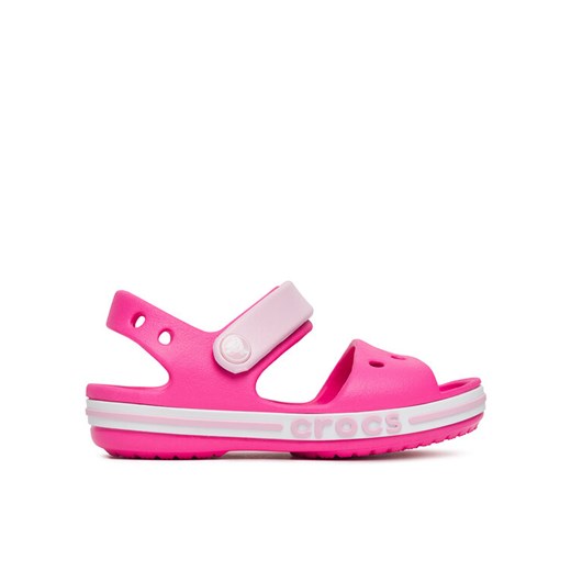 Crocs Sandały BAYABAND SANDAL T 211055-6QQ Różowy ze sklepu MODIVO w kategorii Sandały dziecięce - zdjęcie 182641817