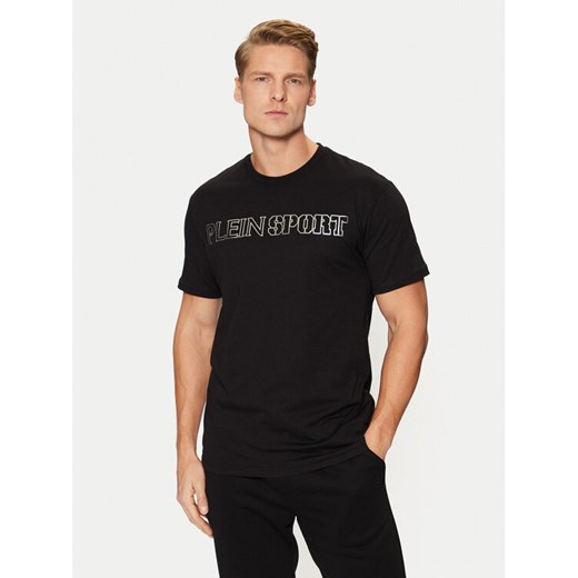 Plein Sport T-Shirt AADC MTK7942 STE001N Czarny Regular Fit Plein Sport M MODIVO