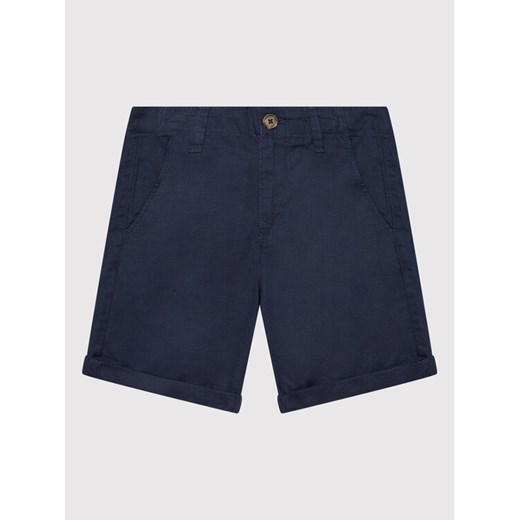 United Colors Of Benetton Szorty materiałowe 4BE7C900C Granatowy Regular Fit ze sklepu MODIVO w kategorii Spodenki chłopięce - zdjęcie 182641856