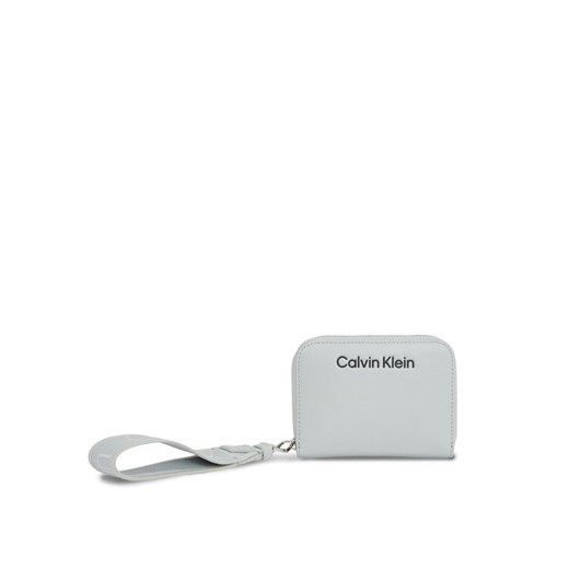 Calvin Klein Duży Portfel Damski Gracie K60K611688 Szary ze sklepu MODIVO w kategorii Portfele damskie - zdjęcie 182642008