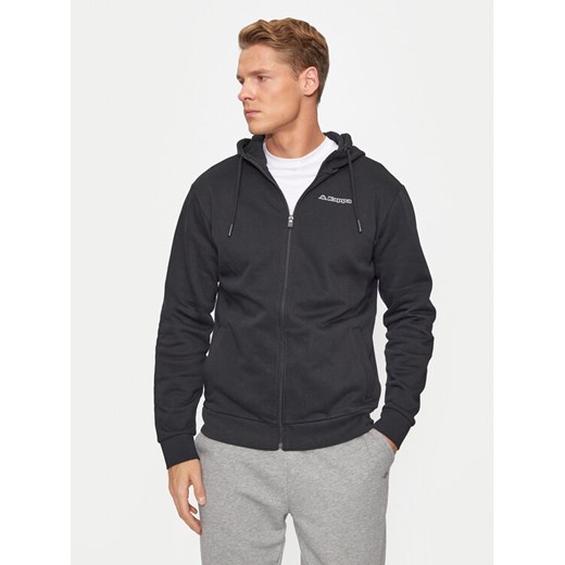 Kappa Bluza Feffo 341Q6QW Czarny Regular Fit ze sklepu MODIVO w kategorii Bluzy męskie - zdjęcie 182642035
