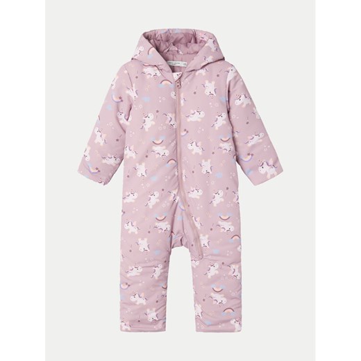 NAME IT Kombinezon zimowy 13232548 Różowy Regular Fit ze sklepu MODIVO w kategorii Kombinezony i kurtki - zdjęcie 182642047