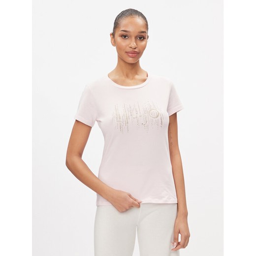 Liu Jo Sport T-Shirt TA4246 JS003 Różowy Regular Fit ze sklepu MODIVO w kategorii Bluzki damskie - zdjęcie 182642066