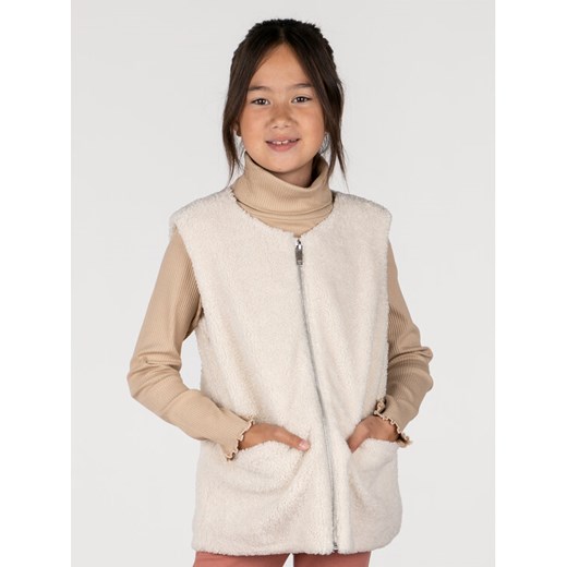 Coccodrillo Kamizelka ZC2178401ROJ Écru Regular Fit ze sklepu MODIVO w kategorii Kamizelki dziewczęce - zdjęcie 182642115