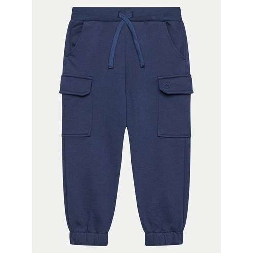 United Colors Of Benetton Spodnie dresowe 3FWYGF045 Granatowy Regular Fit ze sklepu MODIVO w kategorii Spodnie chłopięce - zdjęcie 182642198